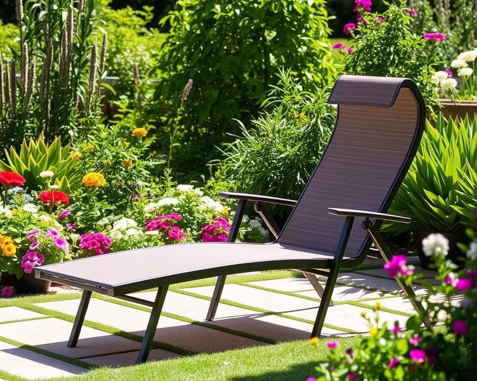 Tuinstoel met verstelbare rugleuning: ultiem buitencomfort