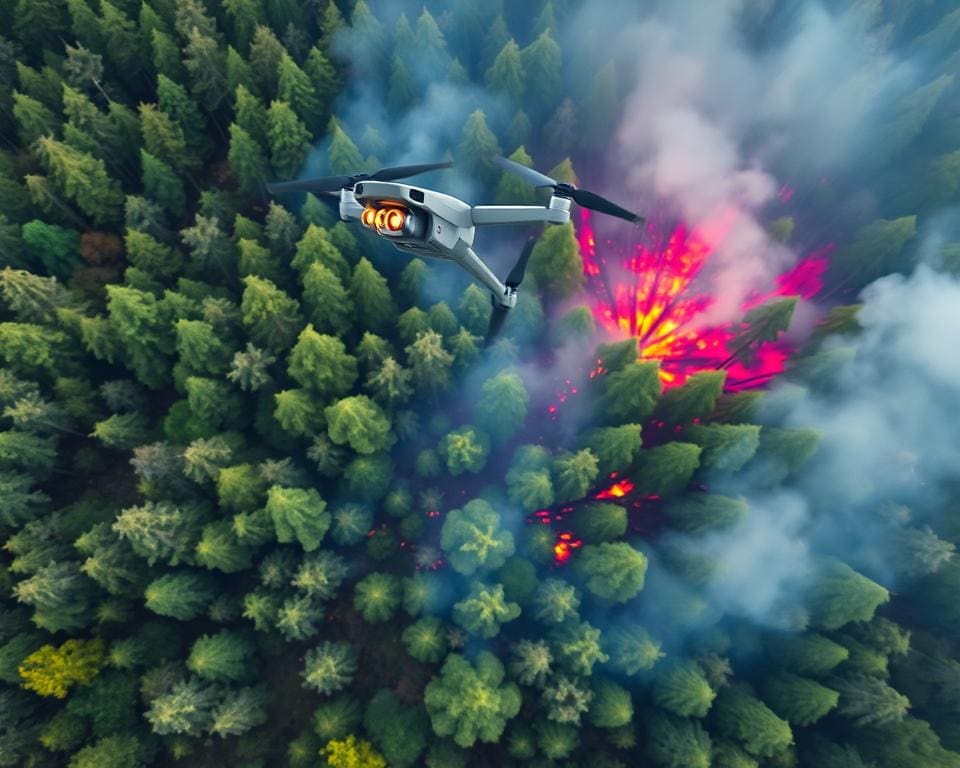 Voordelen van drone inzet natuurbranden