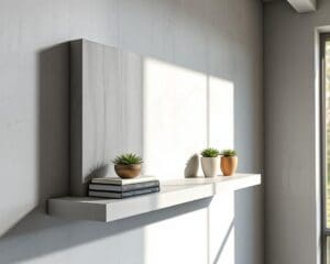 Wandplank in betonlook: robuust en trendy