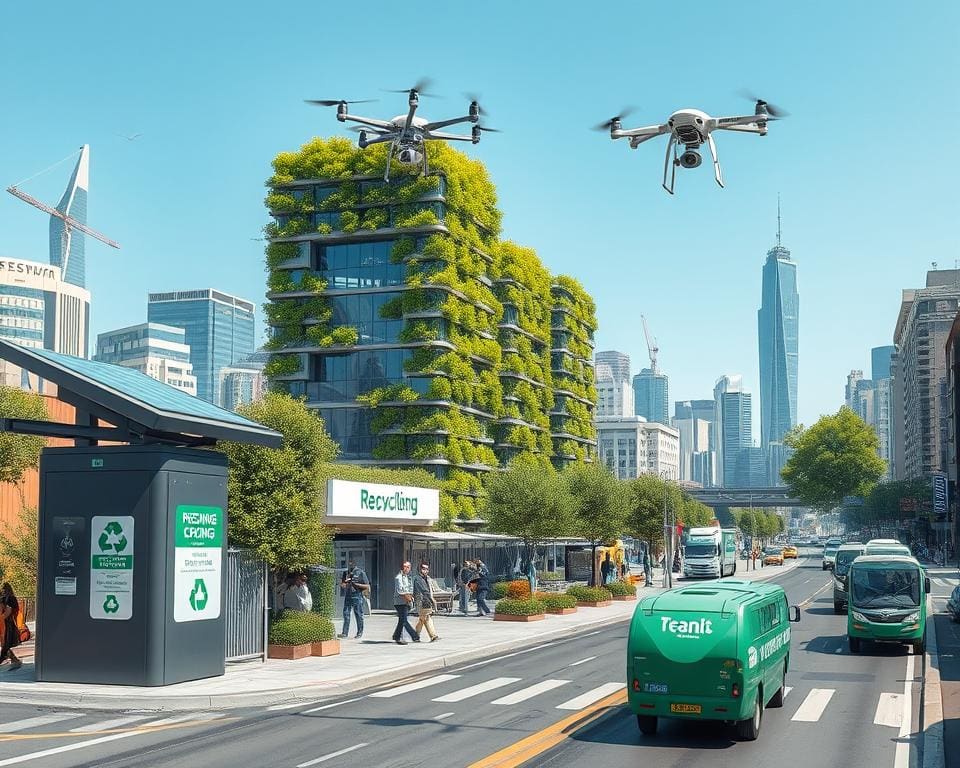 Wat zijn de innovaties in afvalbeheer voor slimme steden?