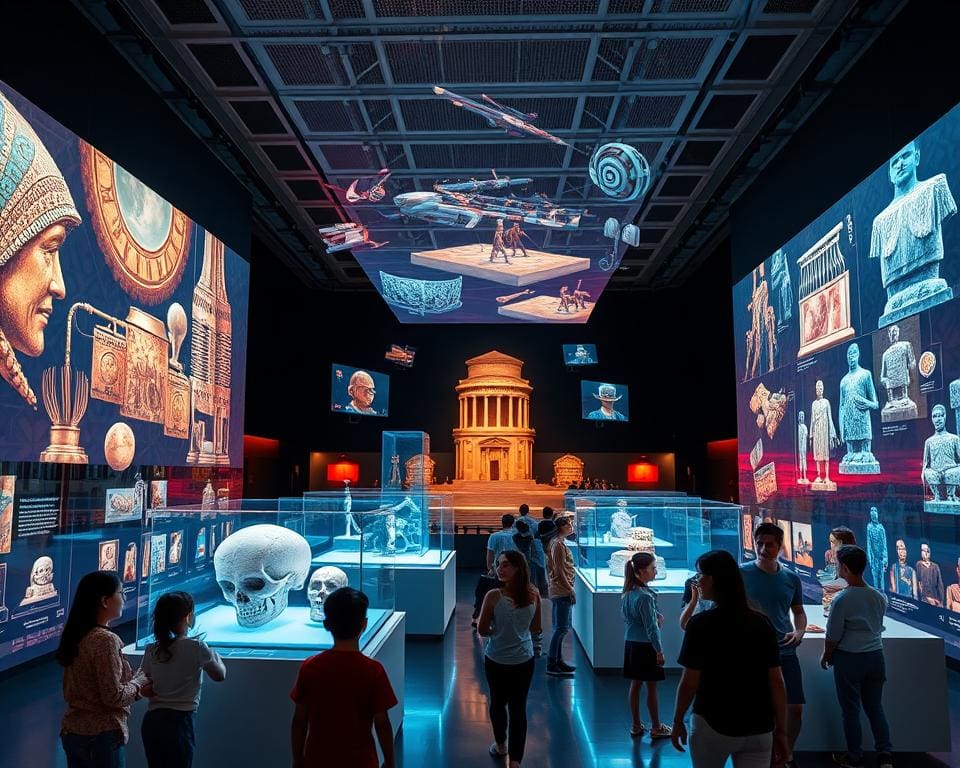 Wat zijn de voordelen van holografische technologie in musea?