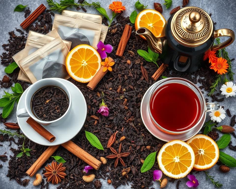 Zwarte thee: voordelen en varianten