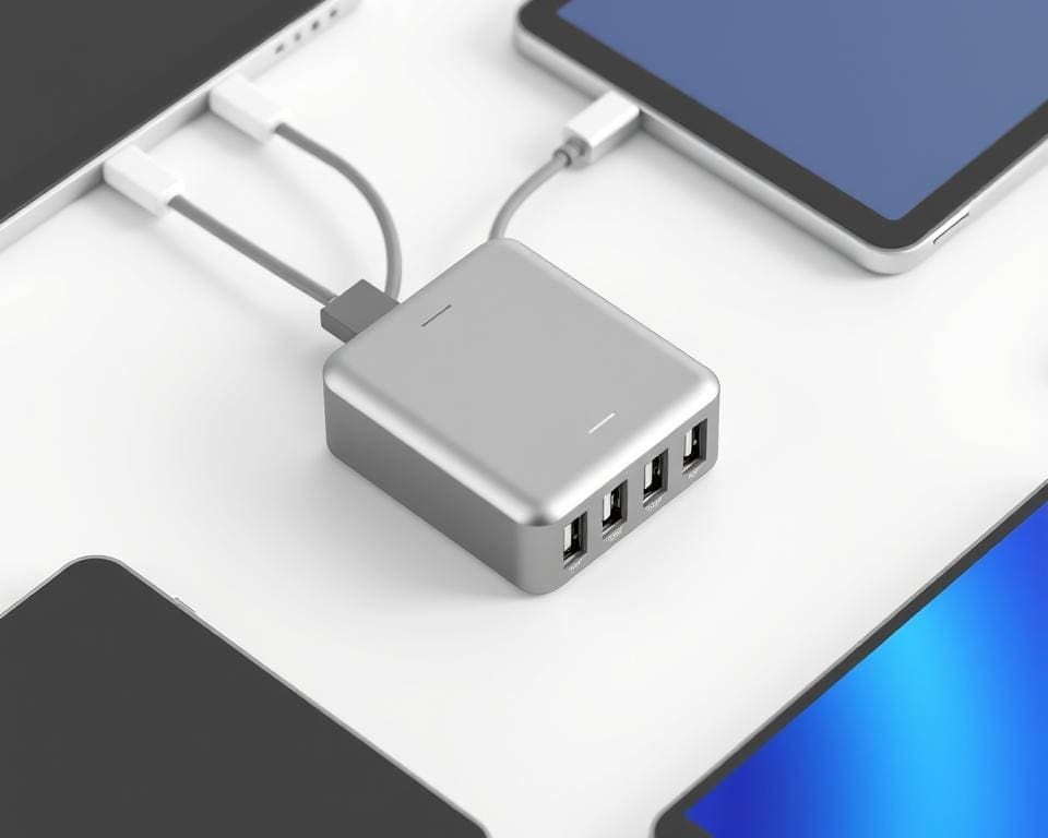 elektrische lader met meerdere USB-poorten