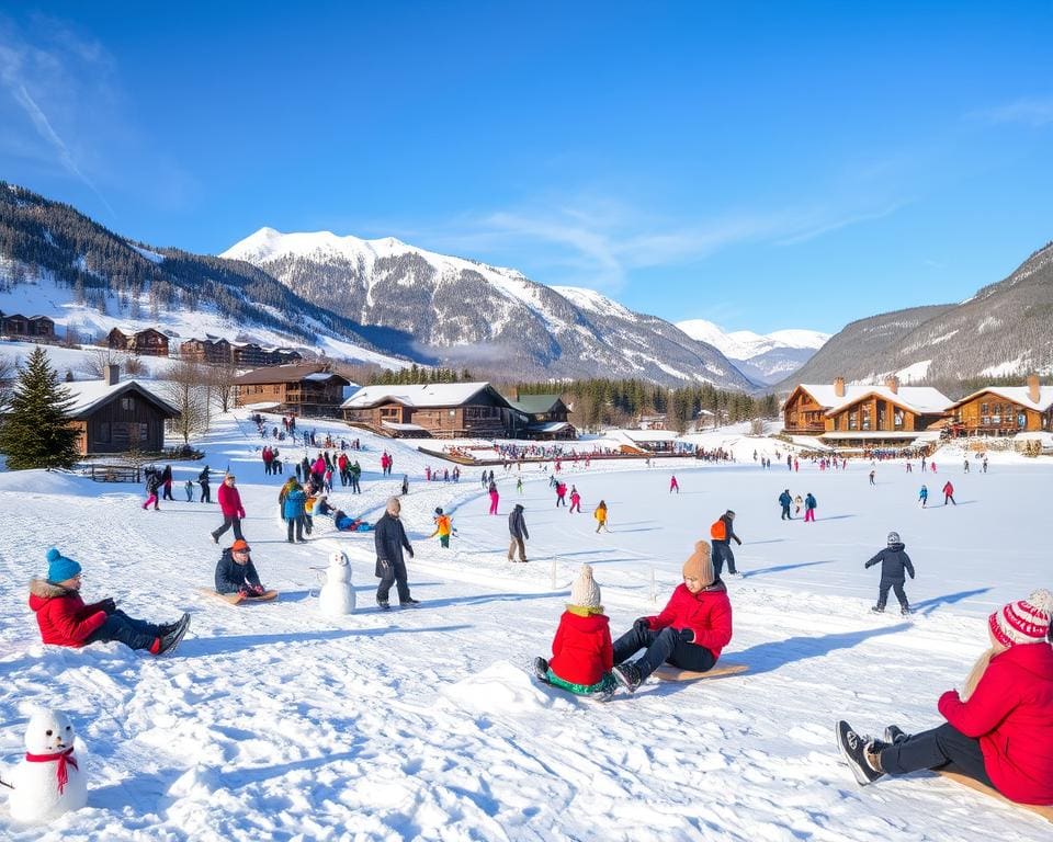 gezinsvriendelijke winteractiviteiten in Vaud