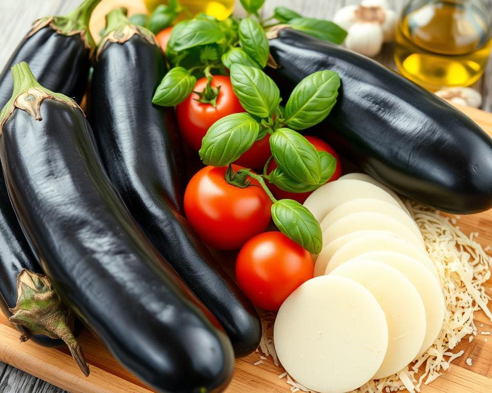 ingrediënten aubergine parmigiana