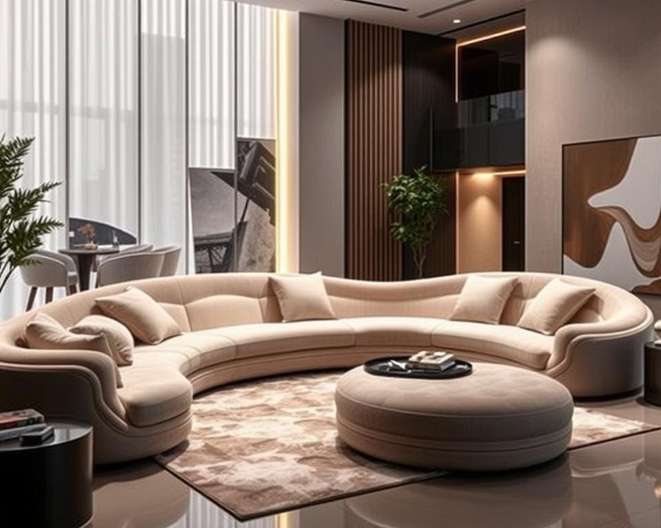 luxe loungesofa design en functionaliteit