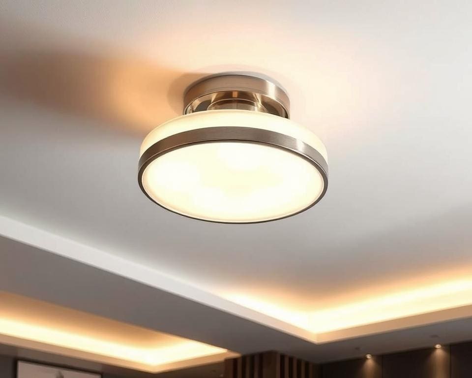 moderne plafondlamp met dimfunctie