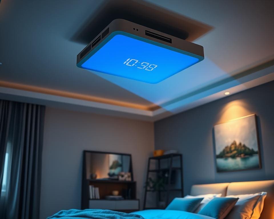 plafond projectie wekker