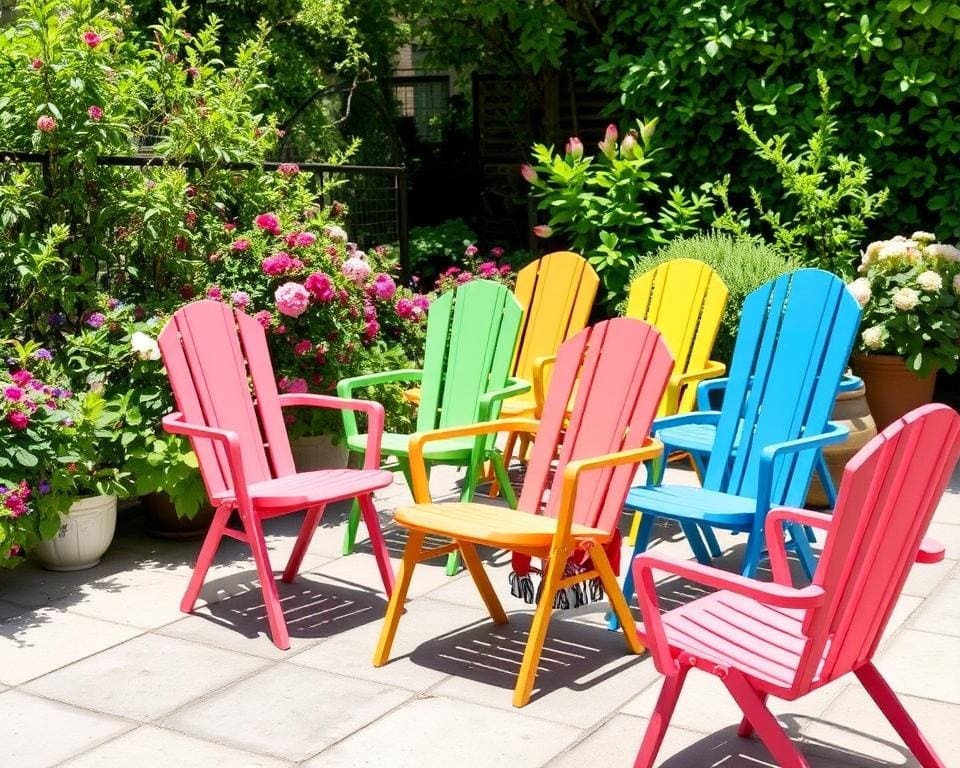 Fermob-tuinstoelen: kleurrijke Franse buitenstijl