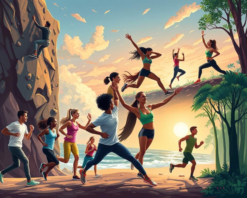 Fitnessuitdagingen voor persoonlijke groei