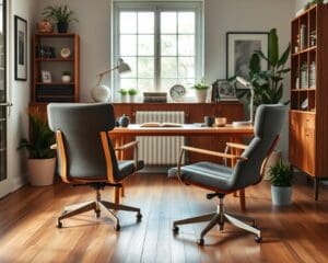 Fritz Hansen-bureaustoelen: Deense elegantie voor thuiswerken