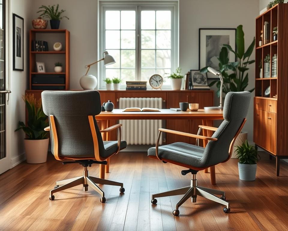 Fritz Hansen-bureaustoelen: Deense elegantie voor thuiswerken