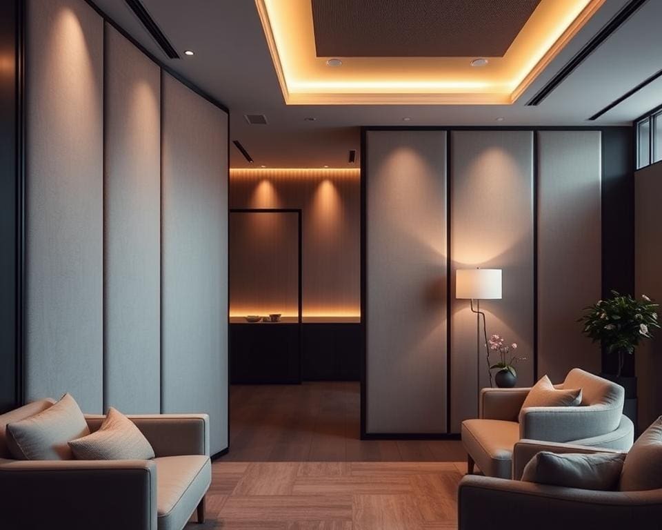 Geluidsdichte scheidingspanelen voor rust in huis