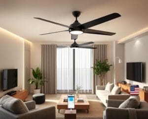 Slimme ventilatoren met wifi-bediening voor comfort