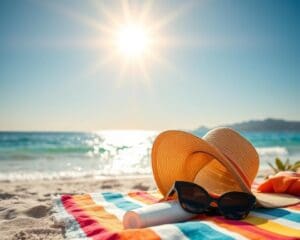 Voorkom huidveroudering door zonbescherming