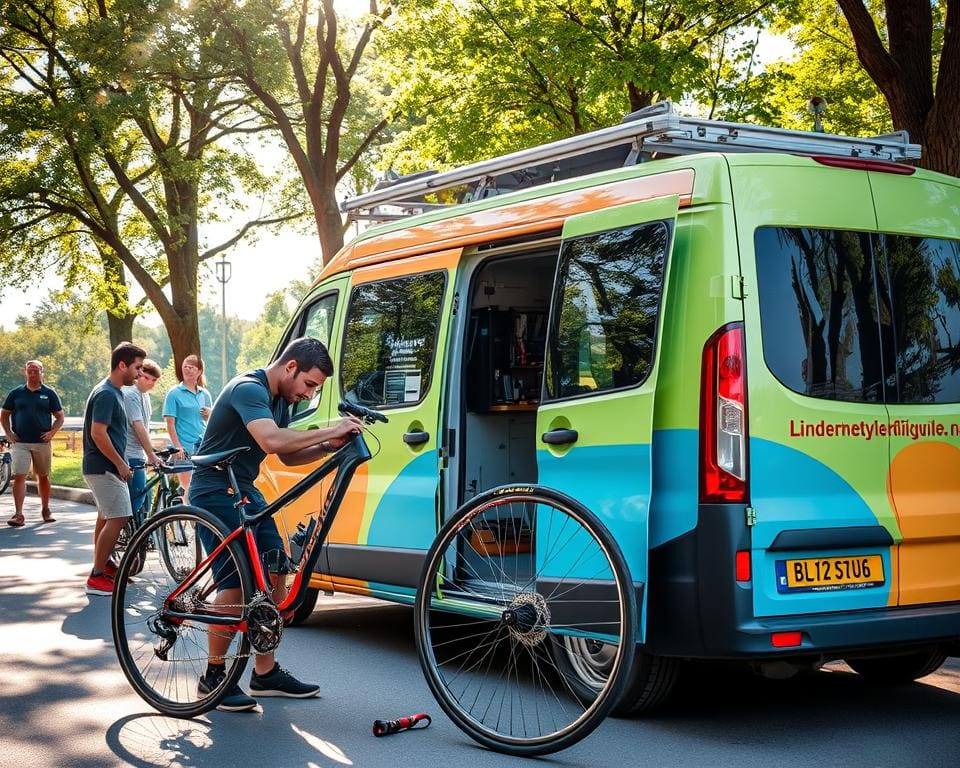 Zo werkt De Fietsenhulp: Reparatie waar jij bent