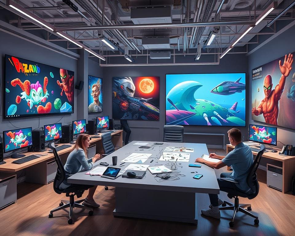animatie bureau