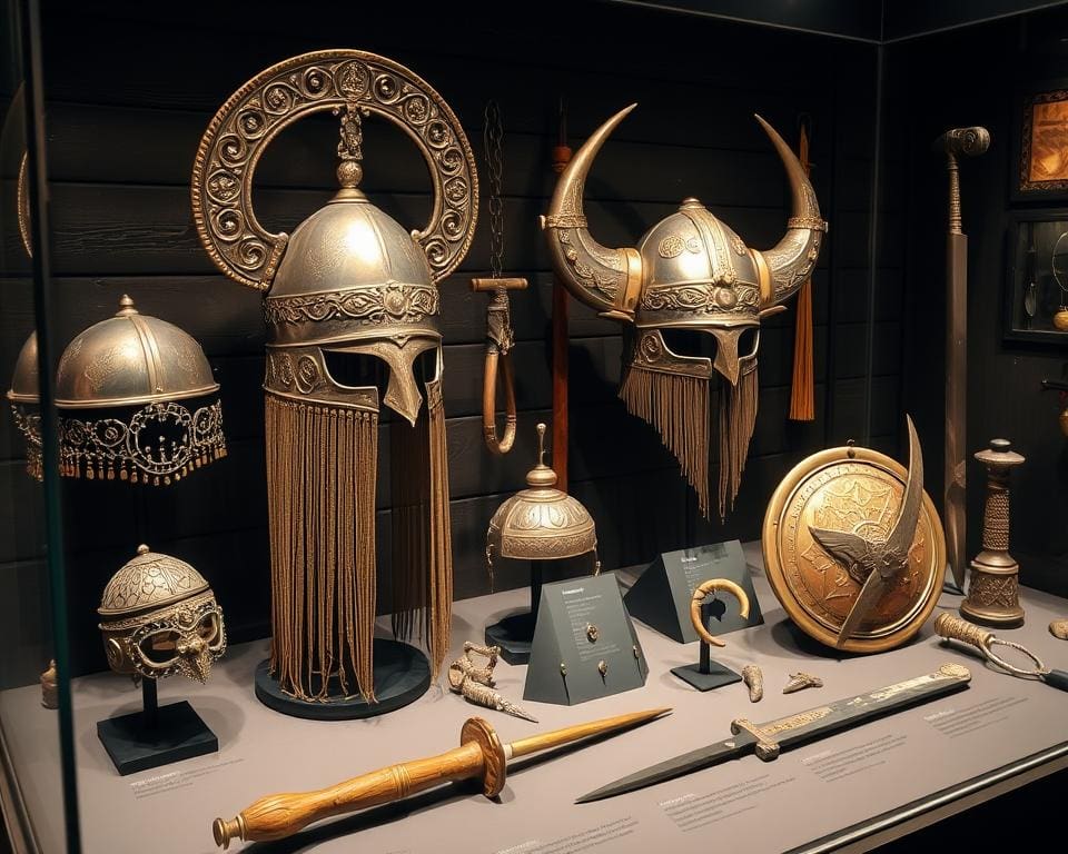 belangrijke artefacten in de tentoonstelling Viking Museum