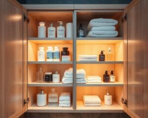 Hoe organiseer je een badkamerkastje slim?