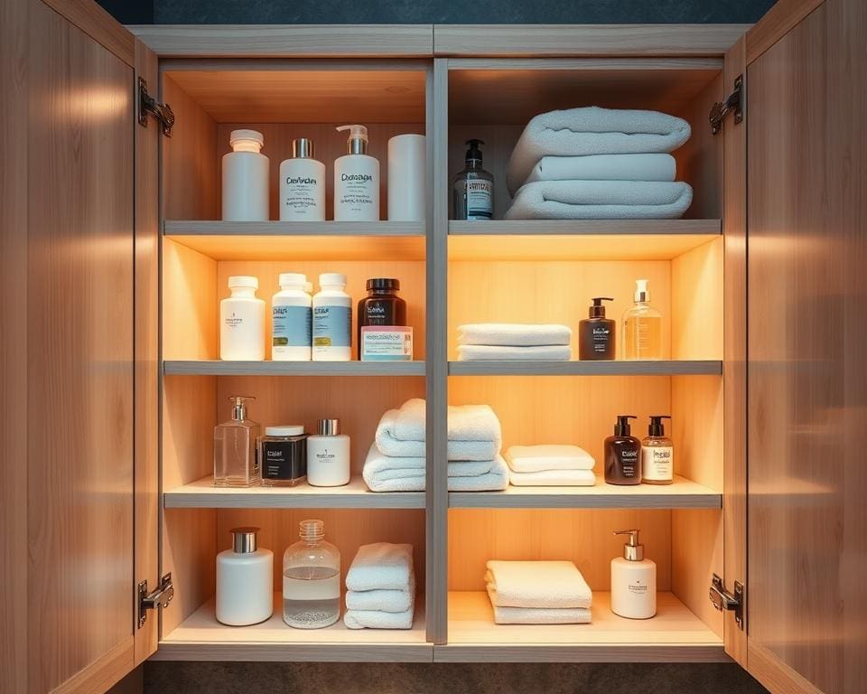 Hoe organiseer je een badkamerkastje slim?