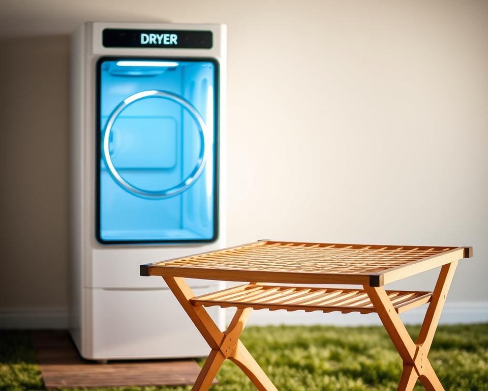 Is een droogtoren beter dan een traditioneel droogrek?