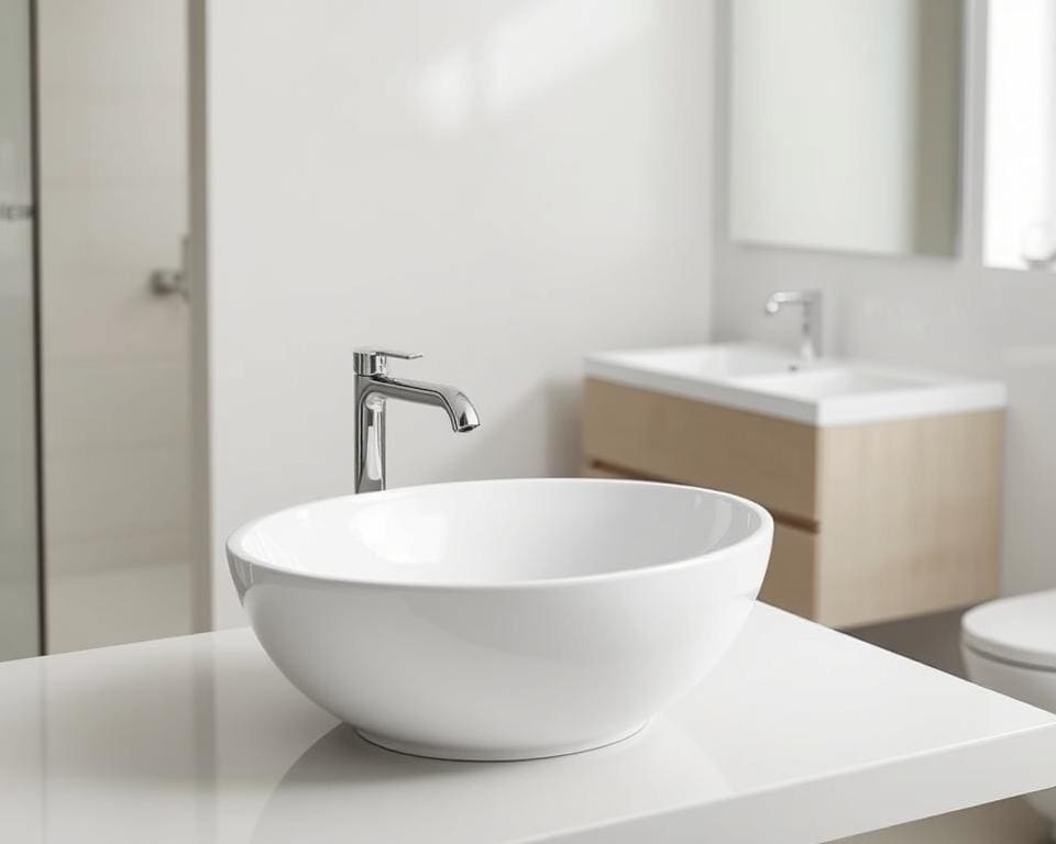 Is een waskom praktischer dan een ingebouwde wastafel?