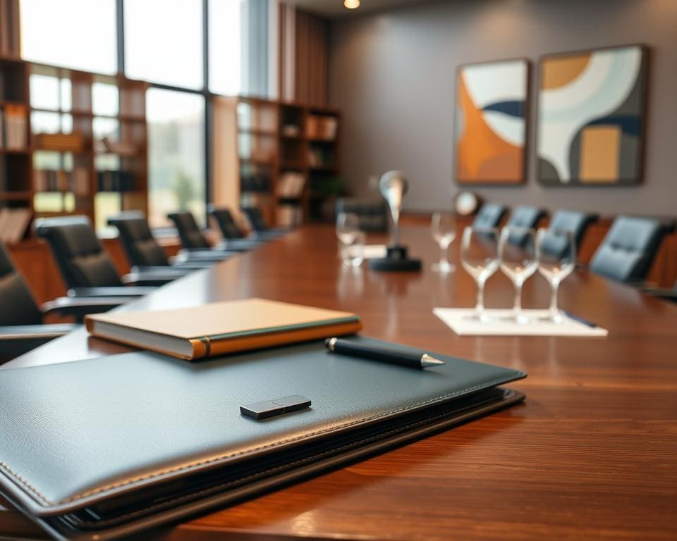 keuze materiaal en professionele uitstraling