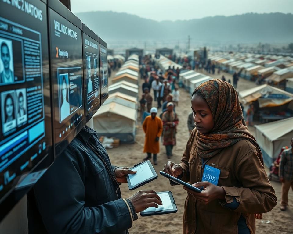 Hoe gebruikt de VN blockchain bij vluchtelingenregistratie?