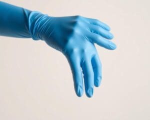 Nitril onderzoekshandschoenen met perfecte pasvorm