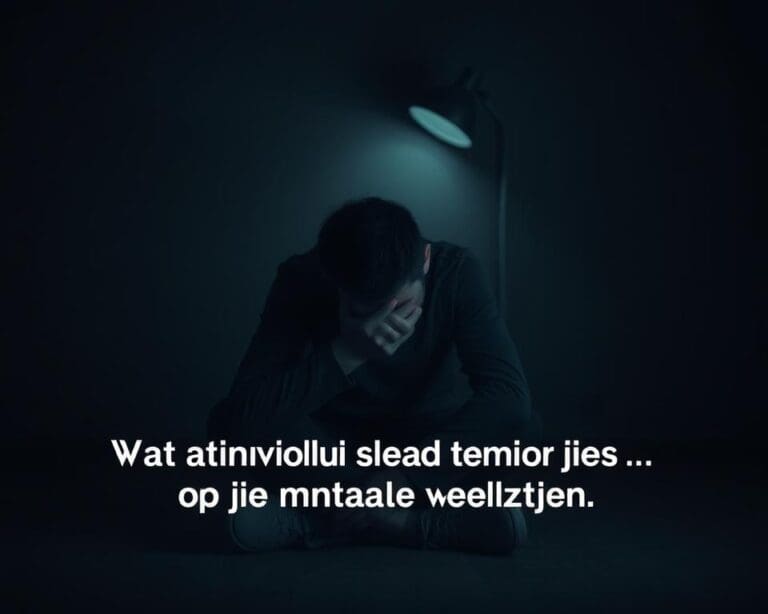 Wat is de invloed van stress op je mentale welzijn?