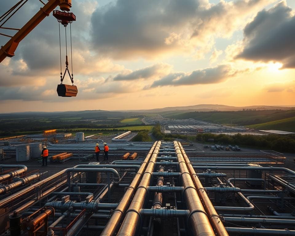 Werken aan Nederland’s gasinfrastructuur bij Gasunie