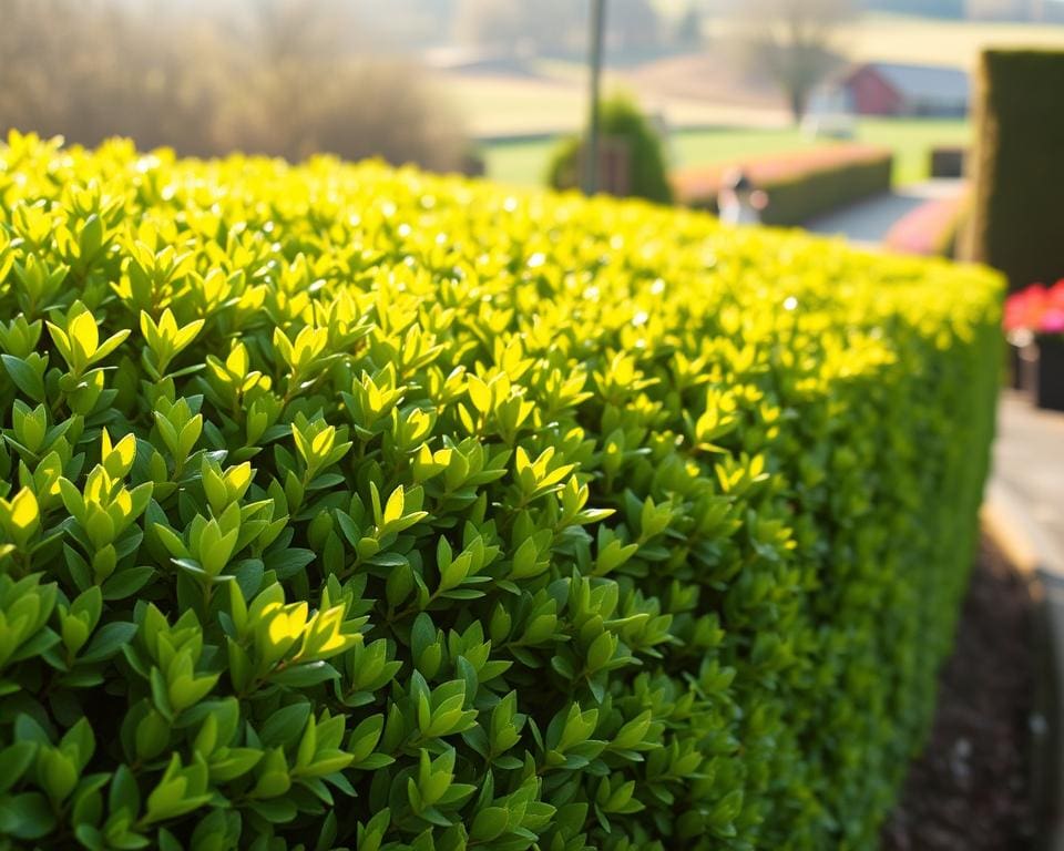 Hoe houd je een buxushaag gezond in de lente?