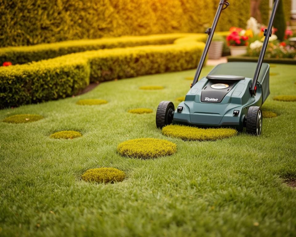 Kan een grasmaaier ook mos verwijderen?