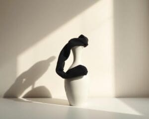 Kan een sok de vormtaal van een vaas beïnvloeden?