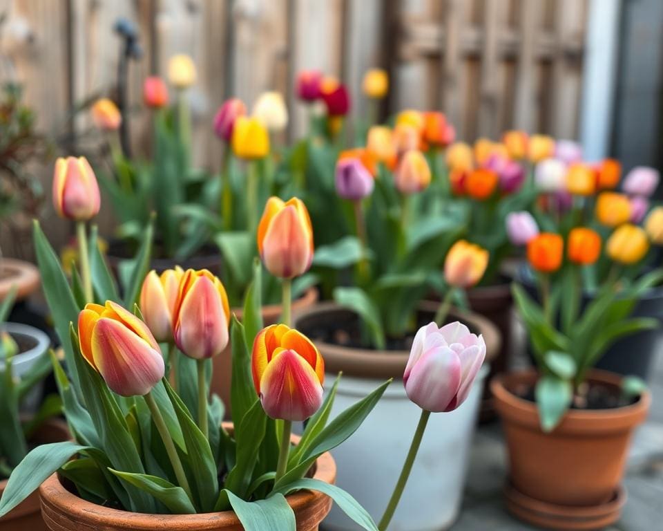 Kun je tulpen ook in een pot planten?