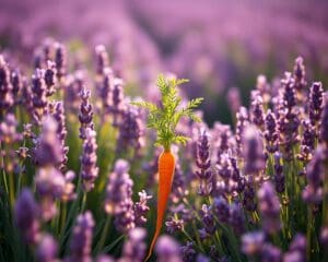 Kun jij wortelen tussen de Franse lavendel?