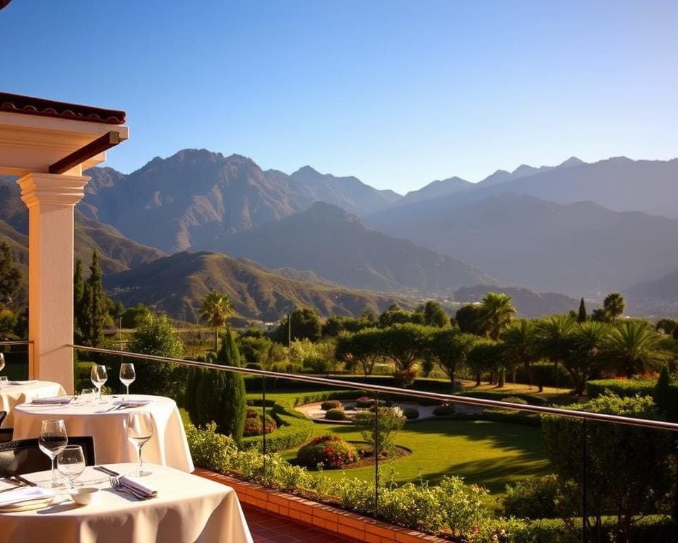 Waar kun je heerlijk eten met uitzicht op de bergen in Marbella?