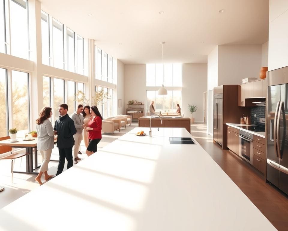 Wat zijn de voordelen van een open keuken?