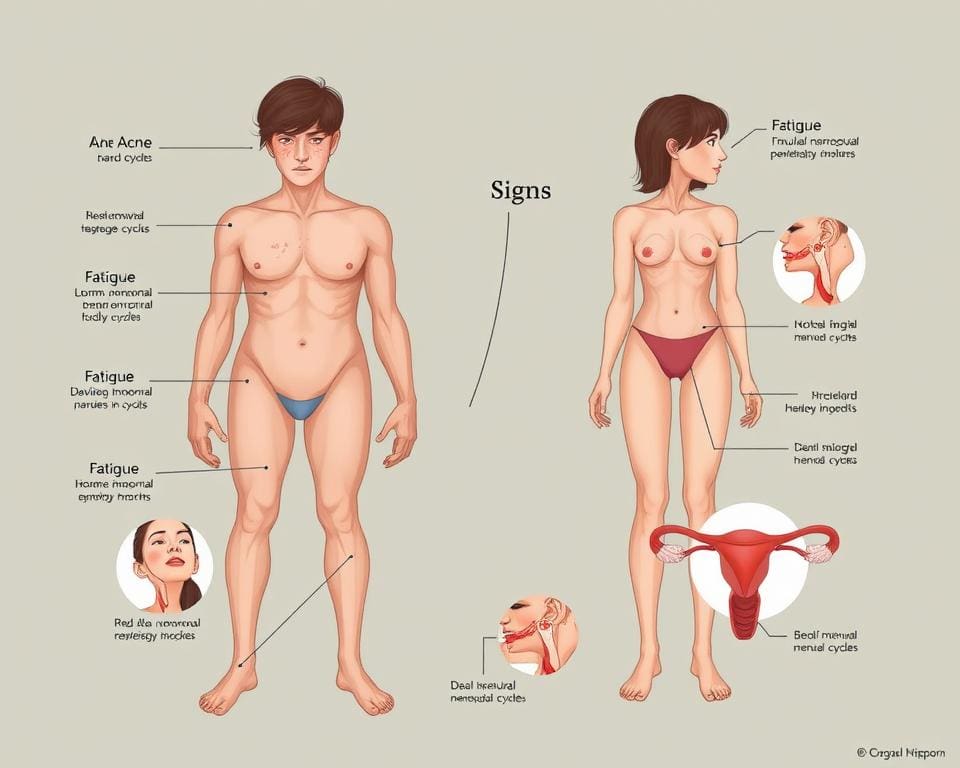 Wat zijn tekenen van hormonale disbalans?