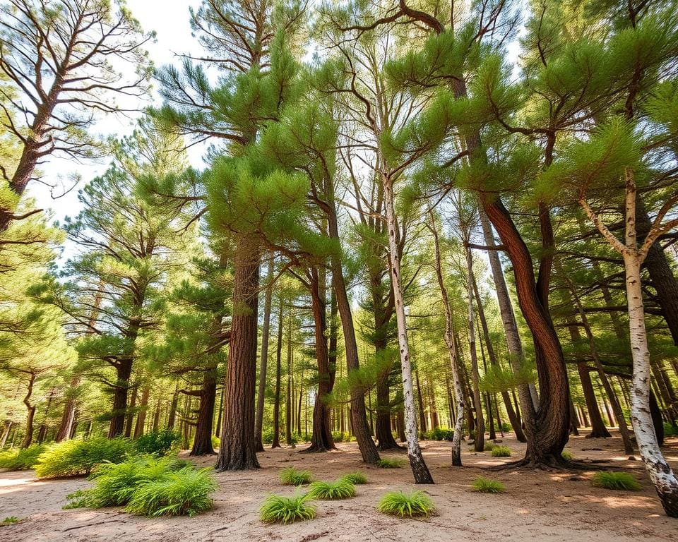 Welke bomen groeien goed in zandgrond?