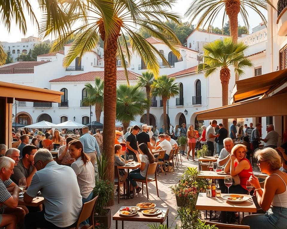 Welke eetgelegenheden zijn populair bij locals in Marbella?