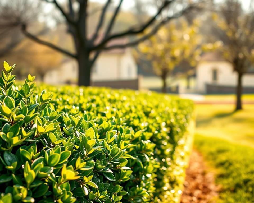 hoe houd je een buxushaag gezond in de lente?