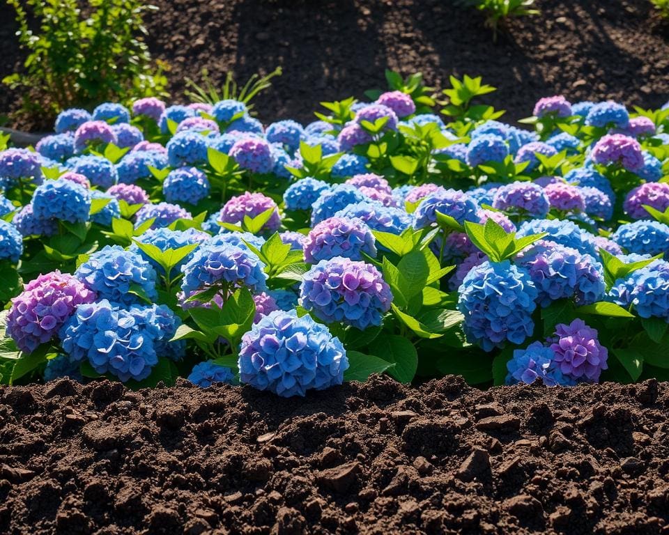 optimale bodem voor hortensia’s