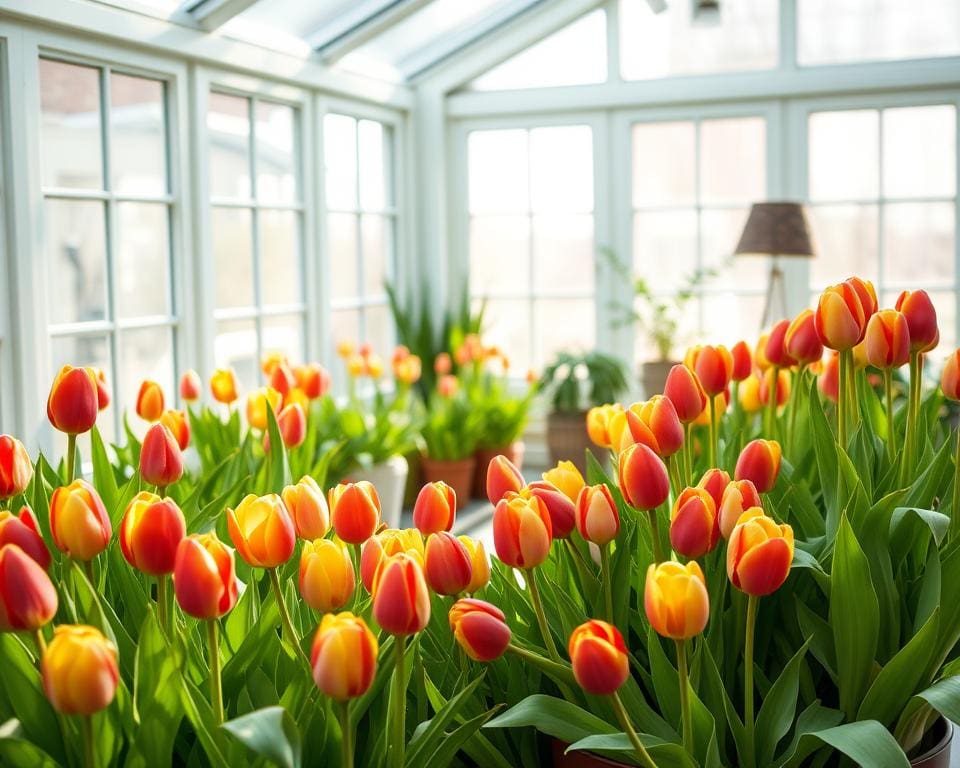 tulpen binnen kweken