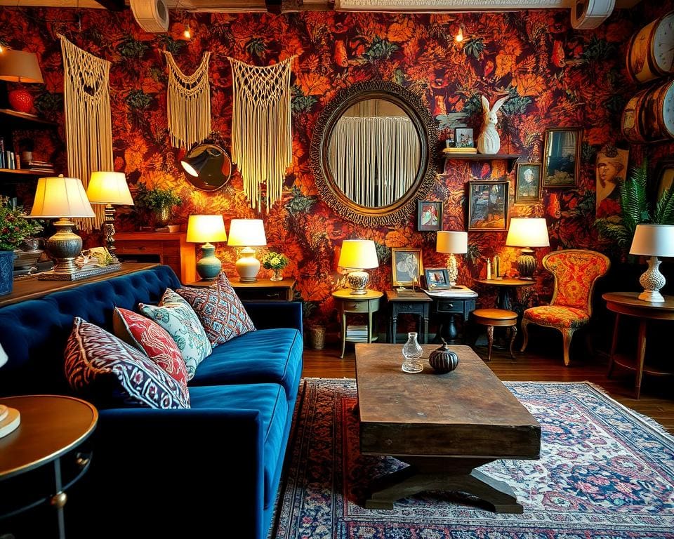 Bohemian interieur meubels