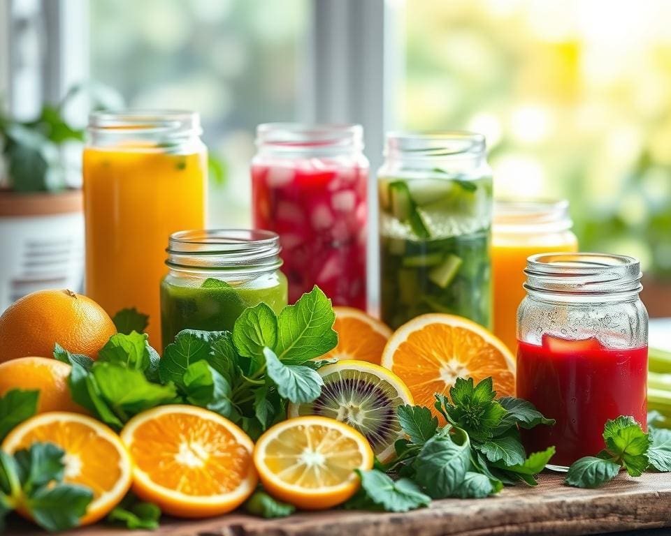 Gezonde detox drankjes