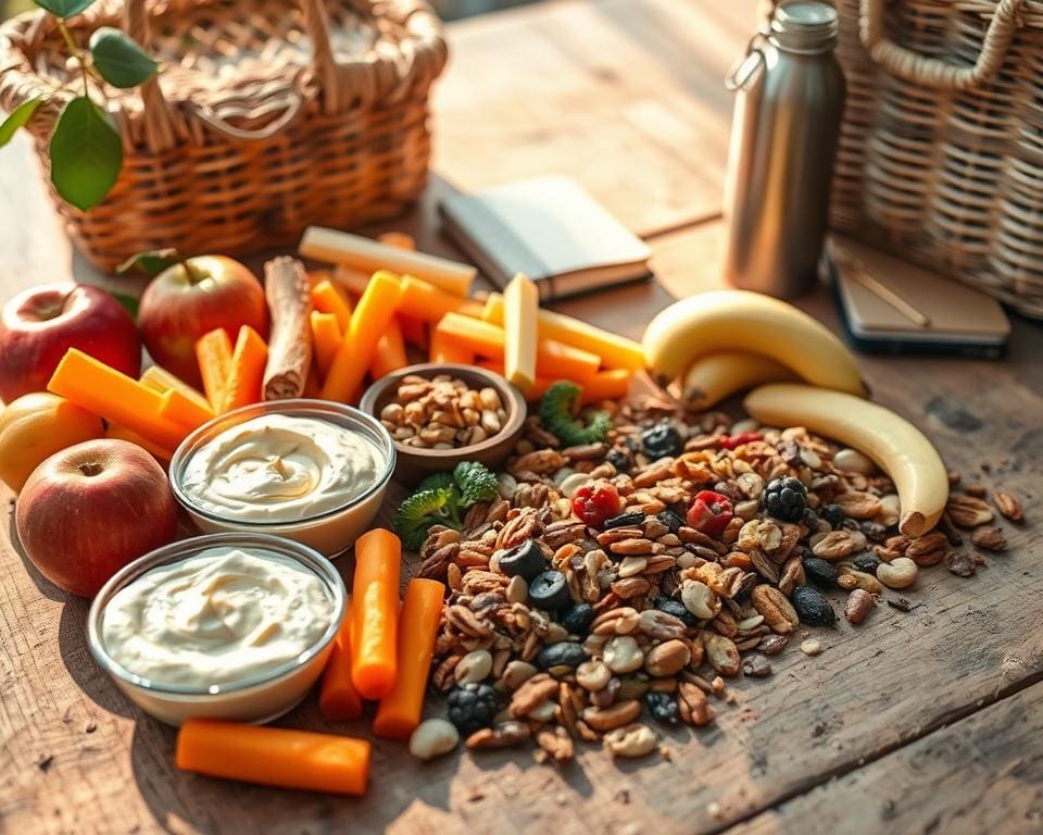Gezonde snacks voor onderweg
