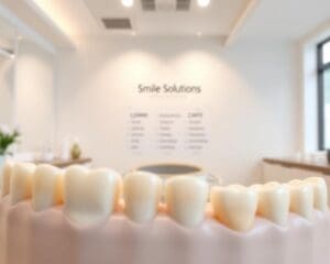 Hoe bereken je de totale kosten voor kronen bij Smile Solutions?