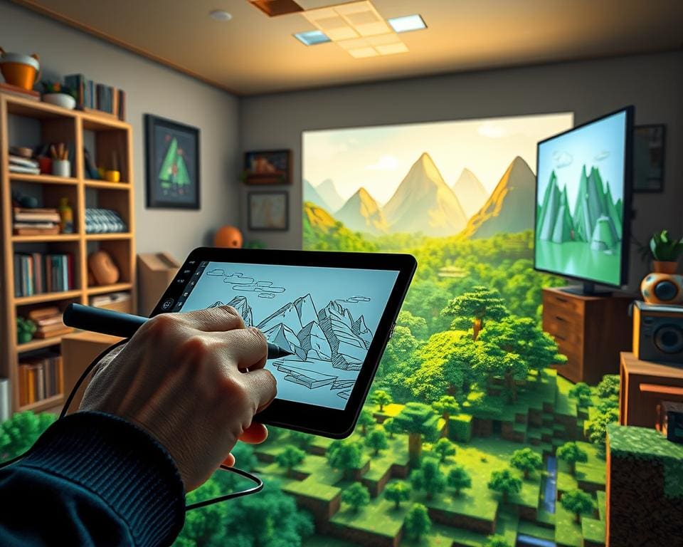 Hoe gebruik je de Minecraft tekenset het beste?