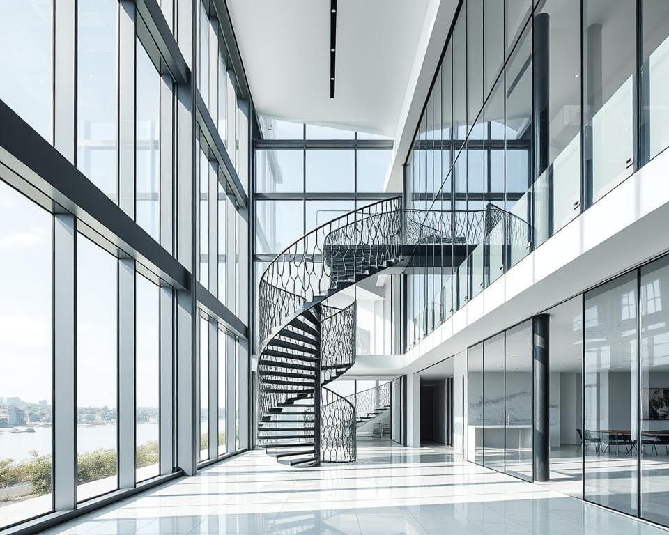 Hoe integreer je glas en staal op een elegante manier?